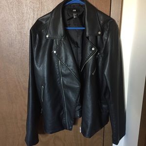 H&M’s leather jacket